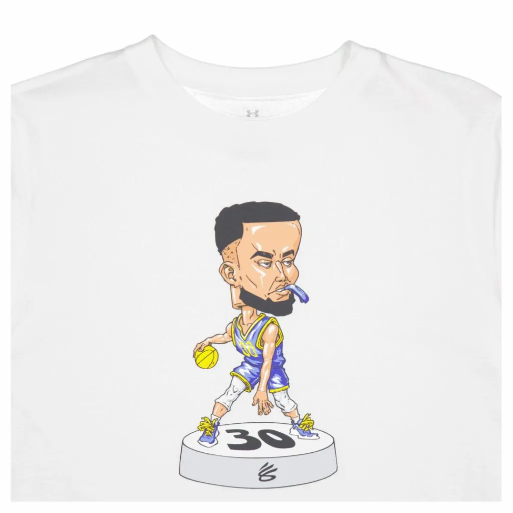 Ua Curry Bobblehead Ss White*Under Armour Outlet