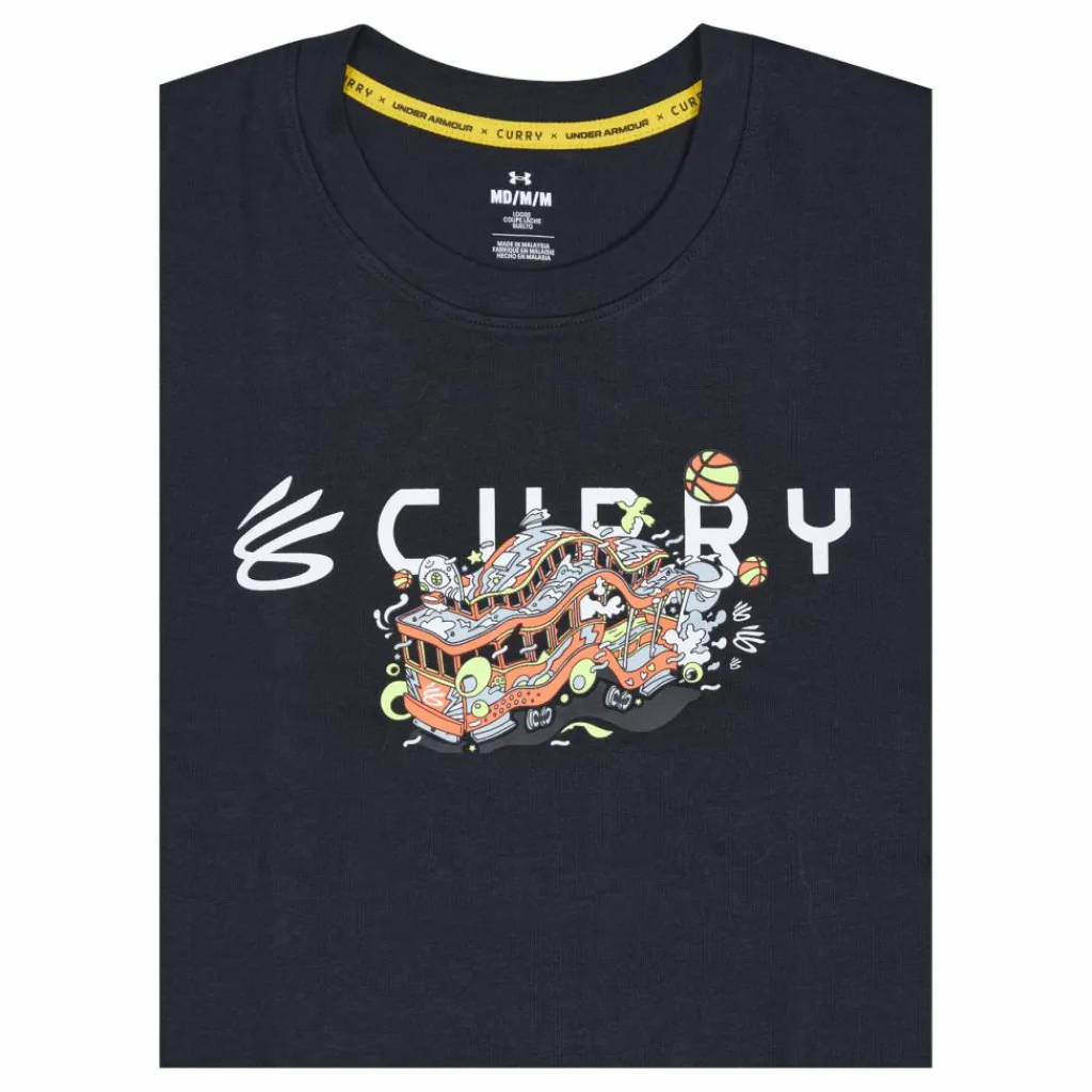 Under Armour UA CURRY TROLLY HVYWEIGHT SS Svart Online