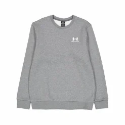 Under Armour Ua Essential Fleece Crew Pitch Gray Grå Outlet