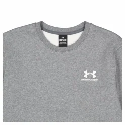 Under Armour Ua Essential Fleece Crew Pitch Gray Grå Outlet