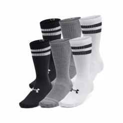 Under Armour Ua Essential 6pk Crew Mod Gray Grå Online