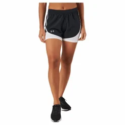 Under Armour Ua Fly By Elite 2-in-1 Short Black Svart Hot