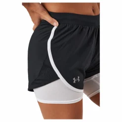Under Armour Ua Fly By Elite 2-in-1 Short Black Svart Hot