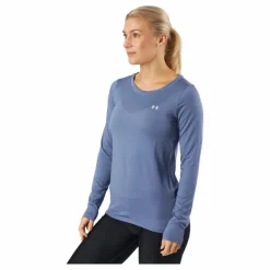 Under Armour Ua Hg Armour Long Sleeve Aurora Purple Blå Best