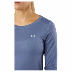 Under Armour Ua Hg Armour Long Sleeve Aurora Purple Blå Best