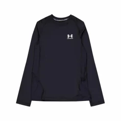 Under Armour Ua Hg Armour Ls Black Svart Online