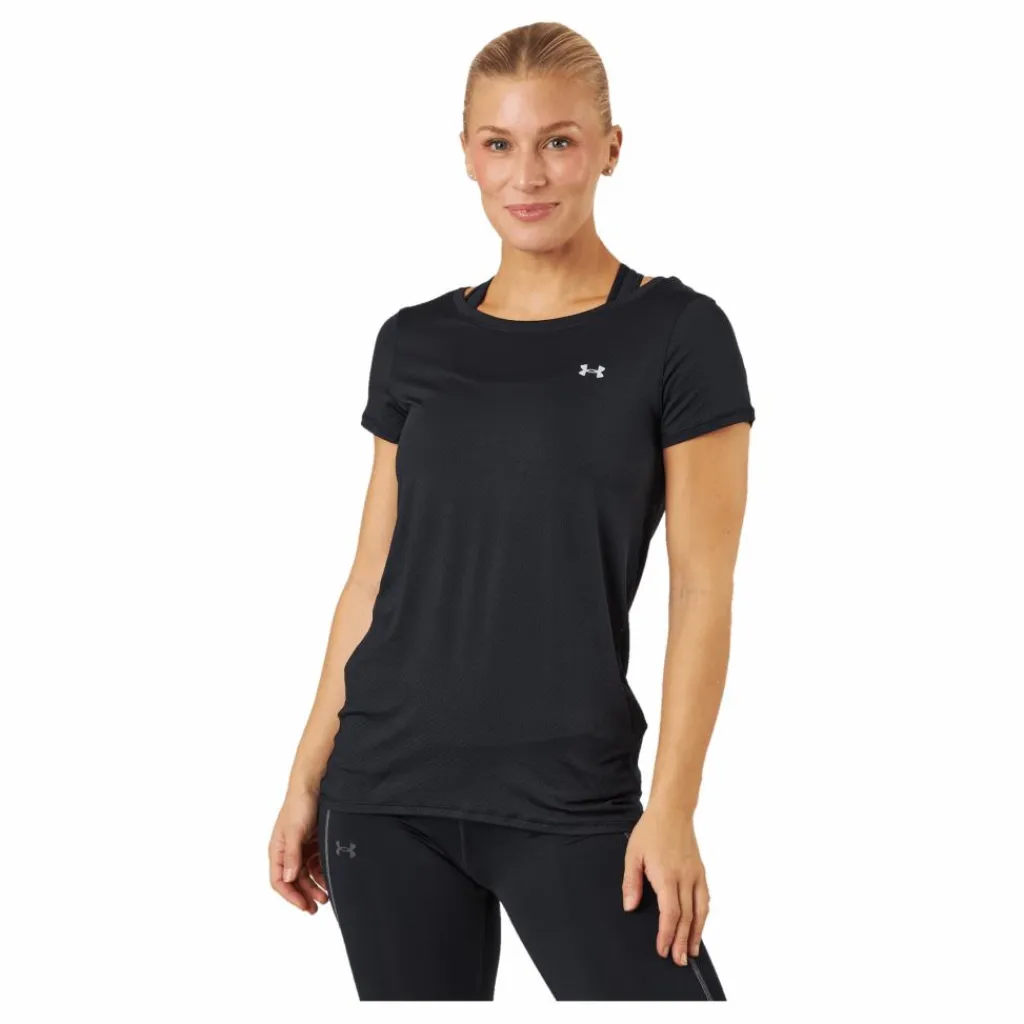Under Armour Ua Hg Armour Ss Black / / Metallic Silver Svart Clearance