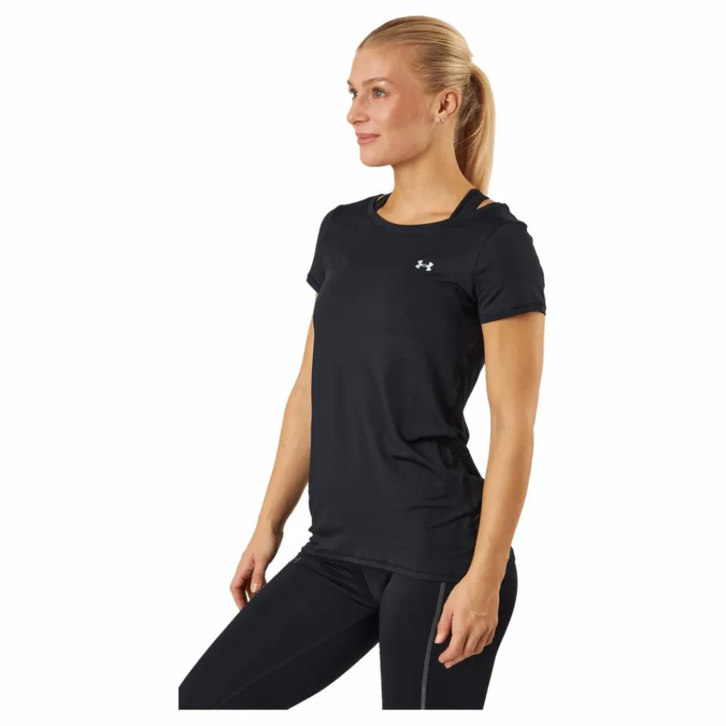 Under Armour Ua Hg Armour Ss Black / / Metallic Silver Svart Clearance