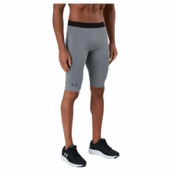 Under Armour Ua Hg Rush 2.0 Long Shorts Concrete Vit New