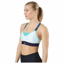 Ua Infinity High Bra Blockd Sea Mist / Purple Switch / Nep*Under Armour Sale