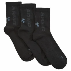 Under Armour UA 3-Maker 3pk Mid-Crew Svart Online