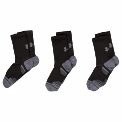 Under Armour Ua Performance Cotton 3p Mid Black Svart Online