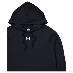 Under Armour Ua Rival Fleece Hoodie Black Blå Clearance
