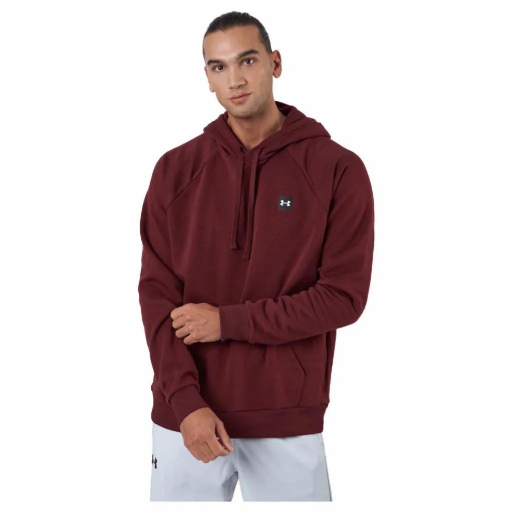 Ua Rival Fleece Hoodie Chestnut Red*Under Armour