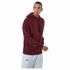 Ua Rival Fleece Hoodie Chestnut Red*Under Armour