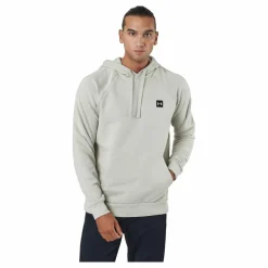 Under Armour Ua Rival Fleece Hoodie Khaki Base Grå Clearance