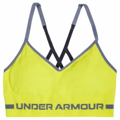 Under Armour UA Seamless Low Long Bra Gul Outlet