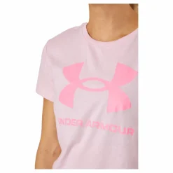 Under Armour Ua Sportstyle Logo Ss Prime Pink Rosa Sale