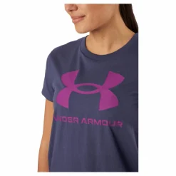 Under Armour Ua Sportstyle Logo Ss Tempered Steel Grå