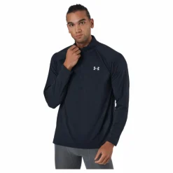 Under Armour Ua Streaker Half Zip Black Svart New