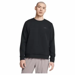 Under Armour Ua Unstoppable Flc Crew Eu Black Svart New