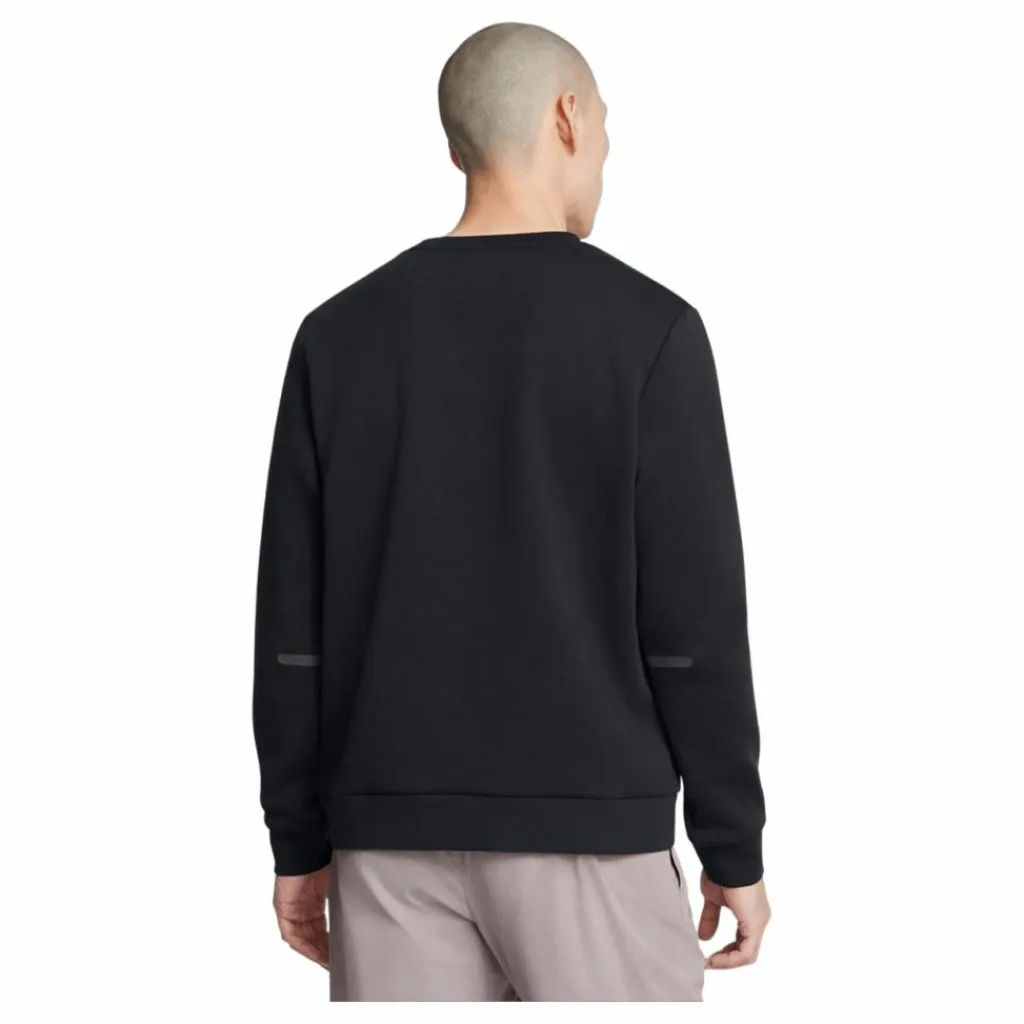 Under Armour Ua Unstoppable Flc Crew Eu Black Svart New