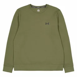Under Armour Ua Unstoppable Flc Crew Marine Od Green Grön New