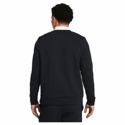 Under Armour Ua Unstoppable Flc Txtr Crew Black Svart Best