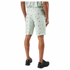 adidas Ultimate365 Allover Print 9-Inch Golf Shorts Linen Green / Shadow Green / Impact Yellow Vit New