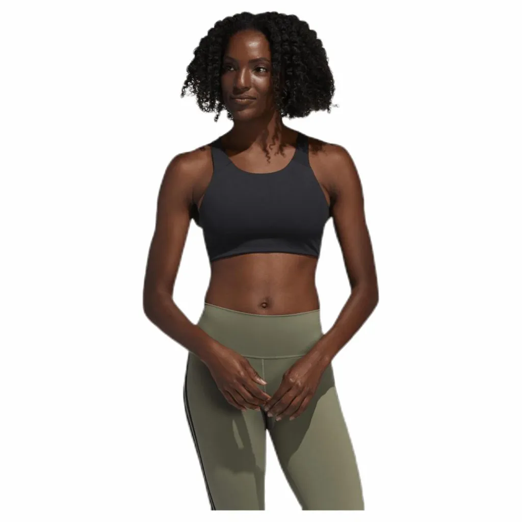 adidas Ultimate Alpha Bra Black Svart Outlet