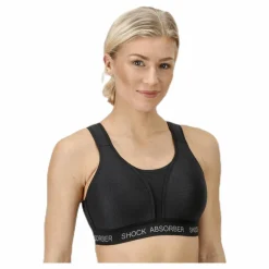 Shock Absorber Ultimate Run Bra Padded Black Svart Outlet