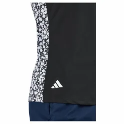 adidas Ultimate365 Sleeveless Golf Polo Shirt Black Svart