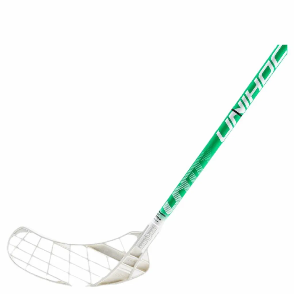 Unihoc Unity Curve 87 cm Flex 35 White/Green Vit och Grön Hot