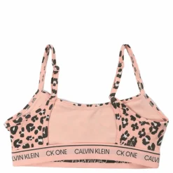 Calvin Klein Unlined Bralette Stephen Leopard Print_peach Me Rosa Hot