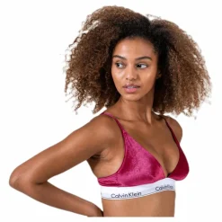 Calvin Klein Unlined Triangle Red Röd Outlet