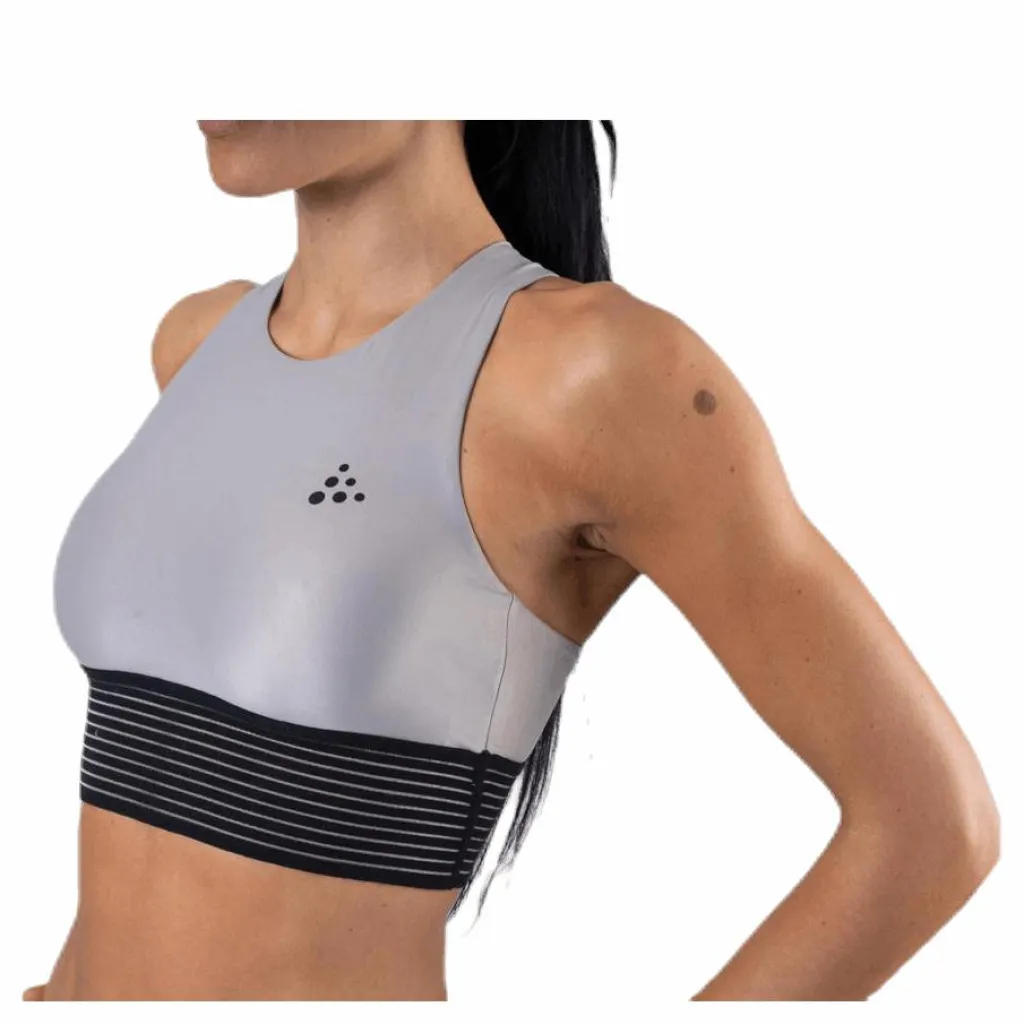 Craft UNMTD Cropped X-Singlet Grey Grå Clearance