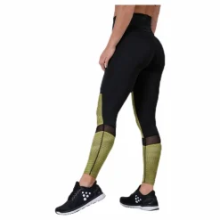 UNMTD High Waist Tights Black/Yellow*Craft Best