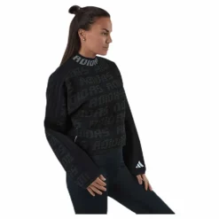 adidas Ur Crew Knit Black Svart Outlet