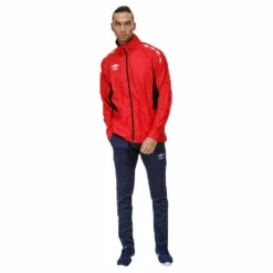 Umbro UX-1 Training Jacket White/Red Röd New