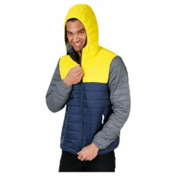 2117 of Sweden Vallerås Jacket Blue/Grey/Yellow Blå, Grå och Gul Clearance