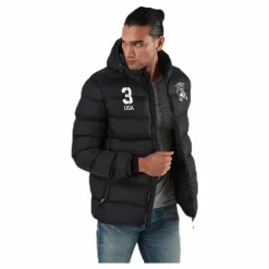 Vinson Polo Club Vance Jacket Black Svart Discount