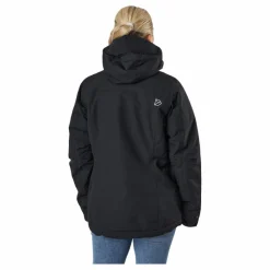 Didriksons Vanja Wns Jkt Black Svart Outlet