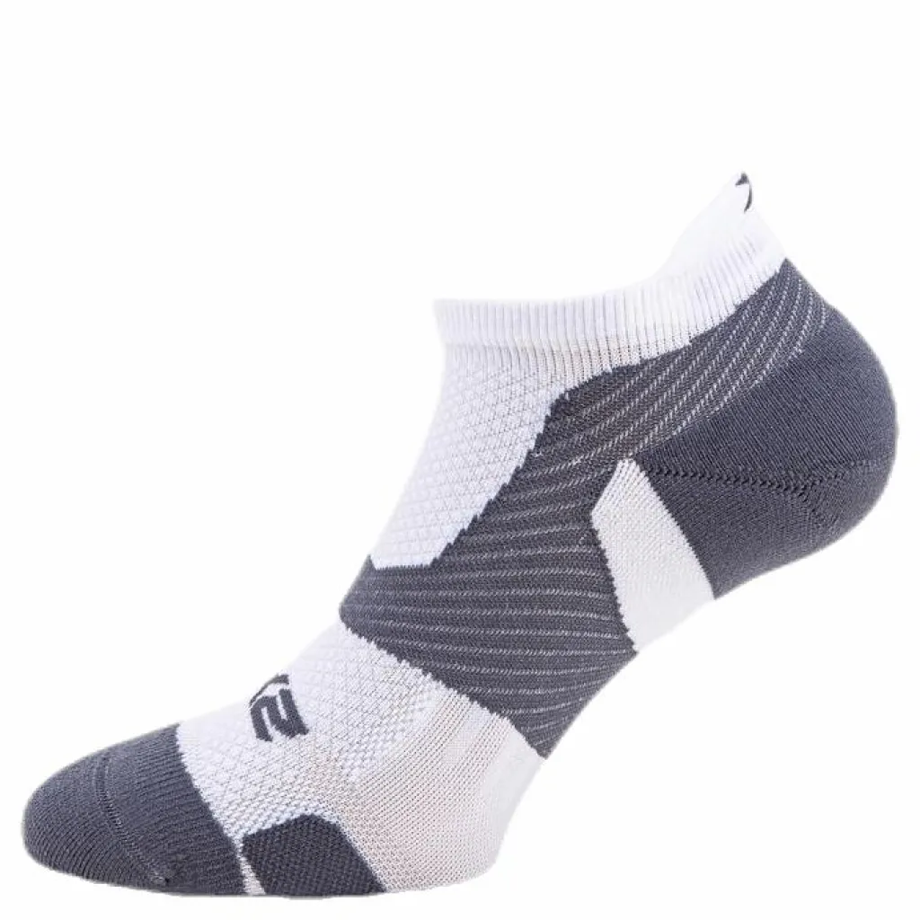 Vectr LightCushion NoShow Sock White/Grey*2XU New