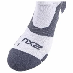 Vectr LightCushion NoShow Sock White/Grey*2XU New