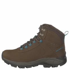 Vego Mid Leather Wtpf Dark Earth/britianny Blue*Merrell Sale