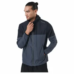 Verbol M Running Jacket W/hood India Ink*Endurance Outlet