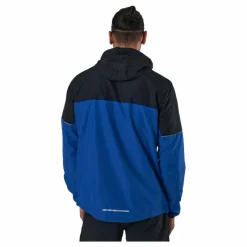 Verbol M Running Jacket W/hood Deep Ocean*Endurance Best