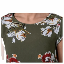 Vic Ss Aop Top Wvn Black*Only Clearance