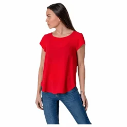 Vic S/S Solid Top Red*Only Online