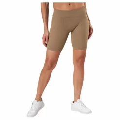 Only Vicky Rib Seamless Shorts Beige Discount